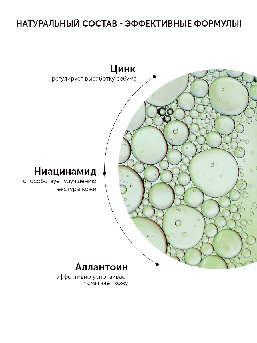 Мицеллярная вода с ниацинамидом и цинком для глубокого очищения и снятия макияжа INTENSE SOS