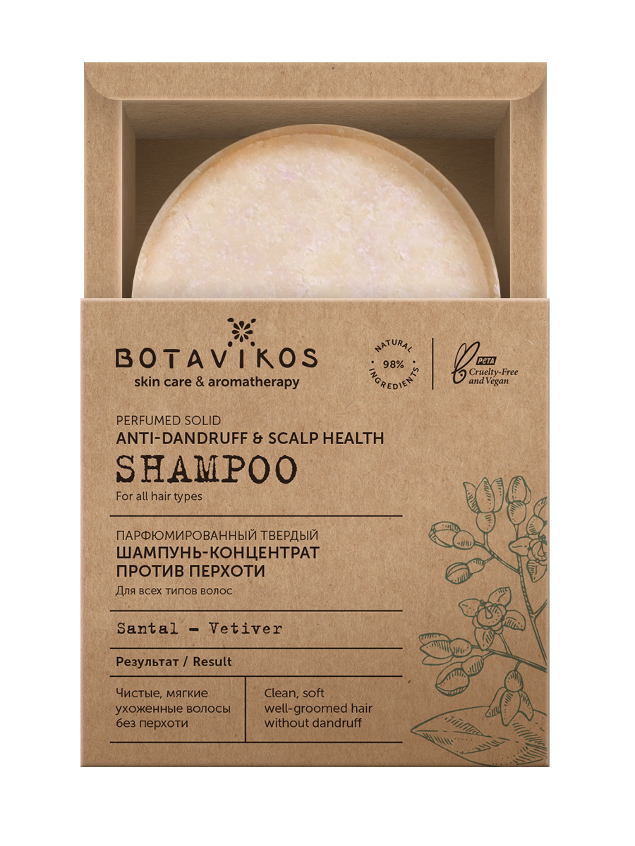 Против перхоти и зуда бессульфатный шампунь для всех типов волос