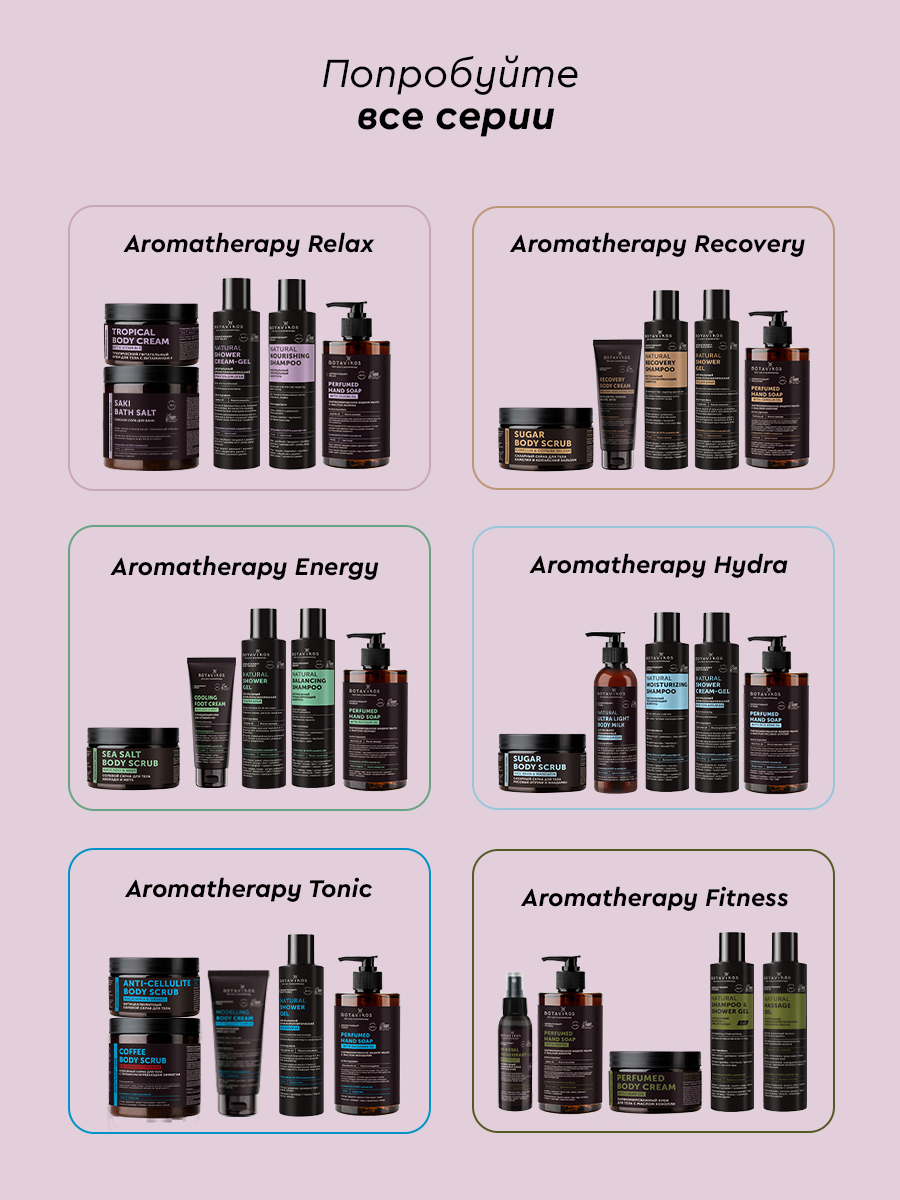 Кокосовый скраб-бальзам для тела Aromatherapy Relax с витамином F