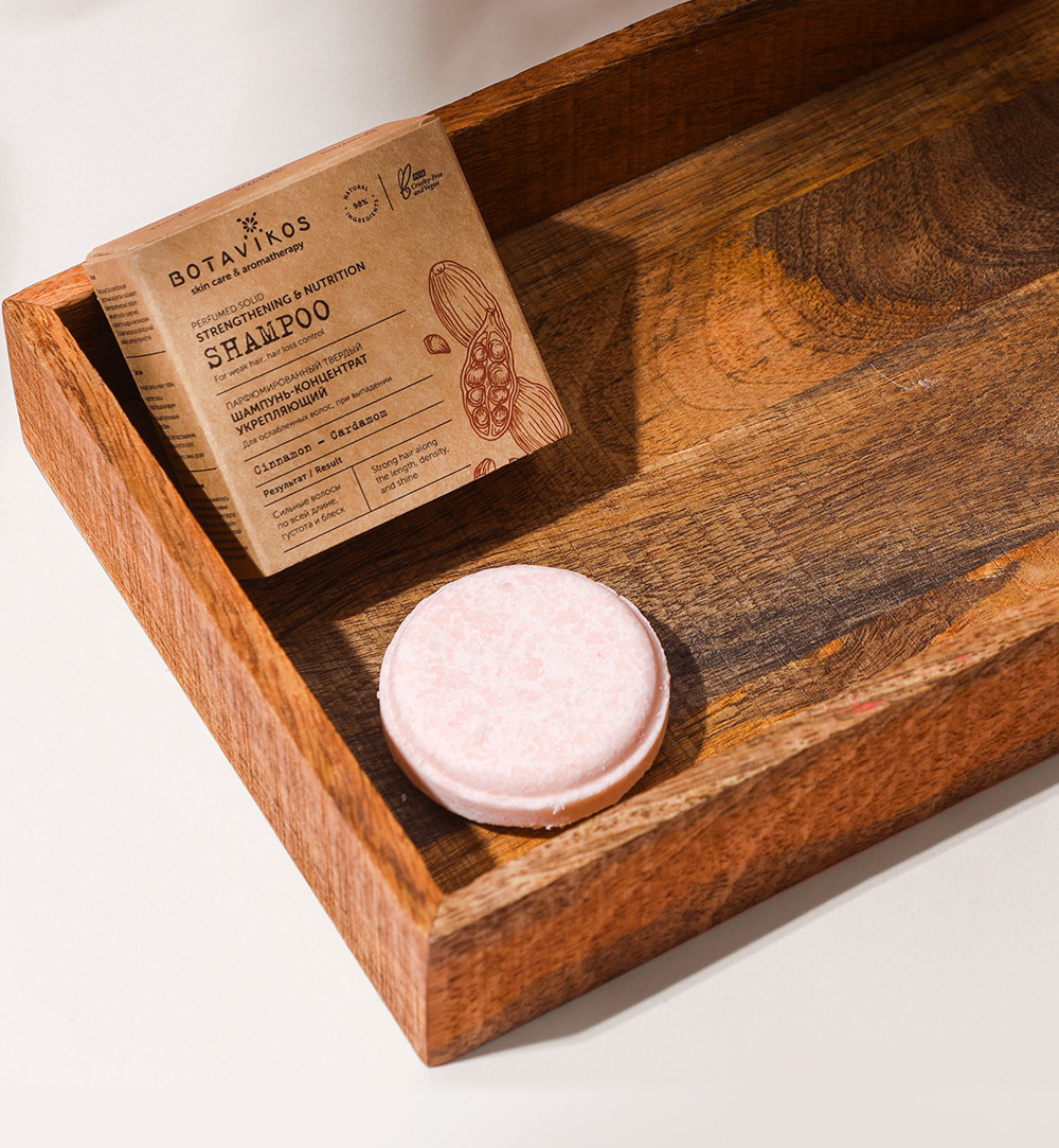 Укрепляющий бессульфатный шампунь для ослабленных волос, при выпадении