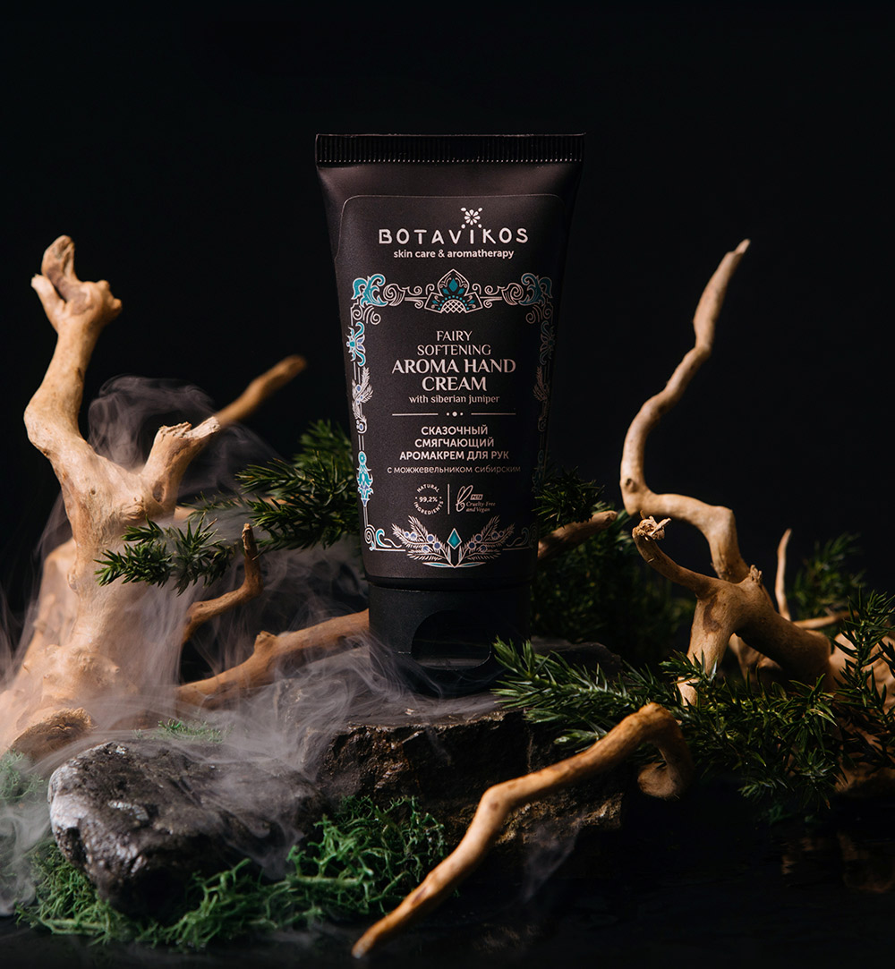 Смягчающий аромакрем для рук можжевельником сибирским