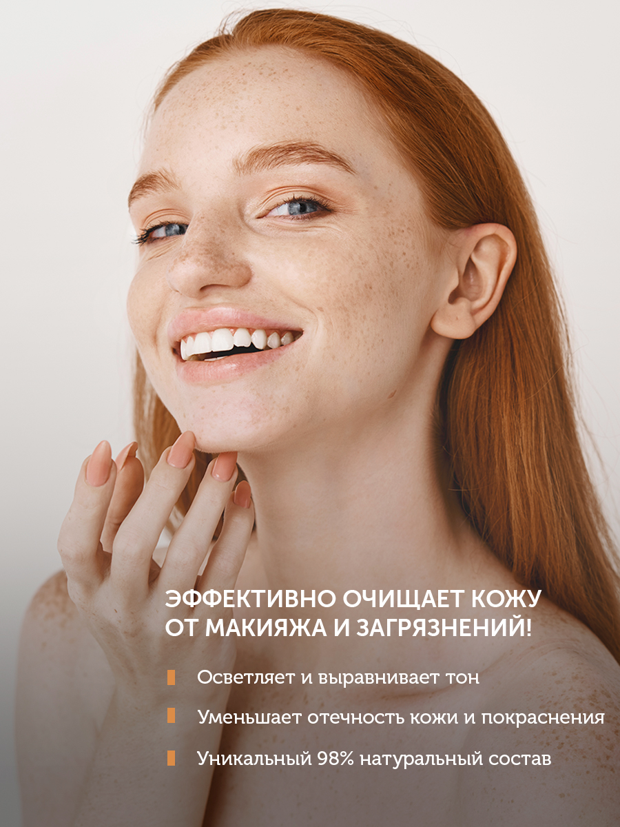 Мицеллярная вода с кофеином для глубокого очищения и снятия макияжа ANTI-STRESS