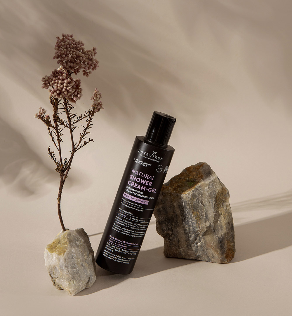 Натуральный ароматерапевтический гель для душа Aromatherapy Relax, расслабление и питание