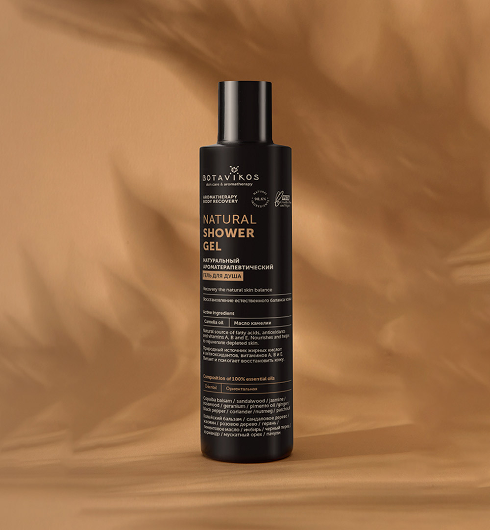 Натуральный ароматерапевтический гель для душа Aromatherapy Recovery, восстановление естественного баланса