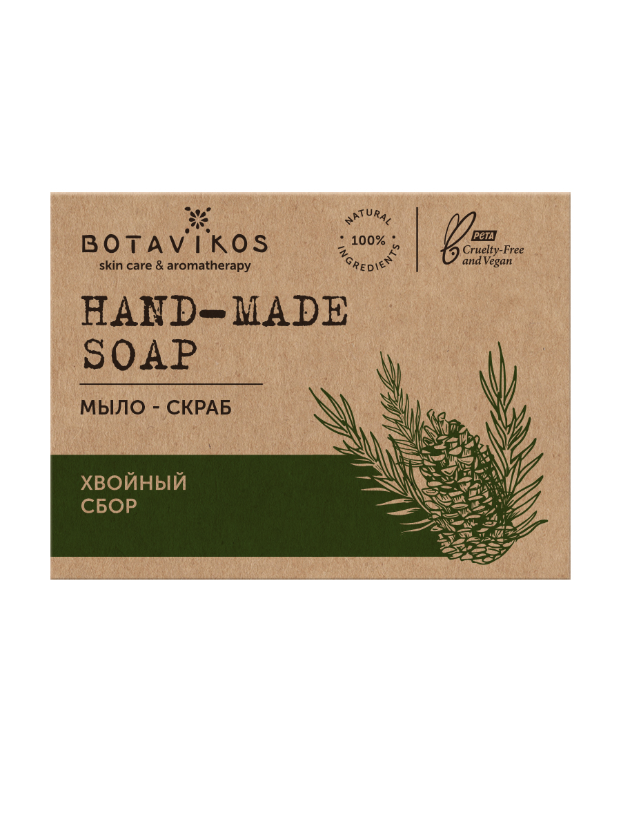 МЫЛО-СКРАБ ХВОЙНЫЙ СБОР ДЛЯ БАНИ