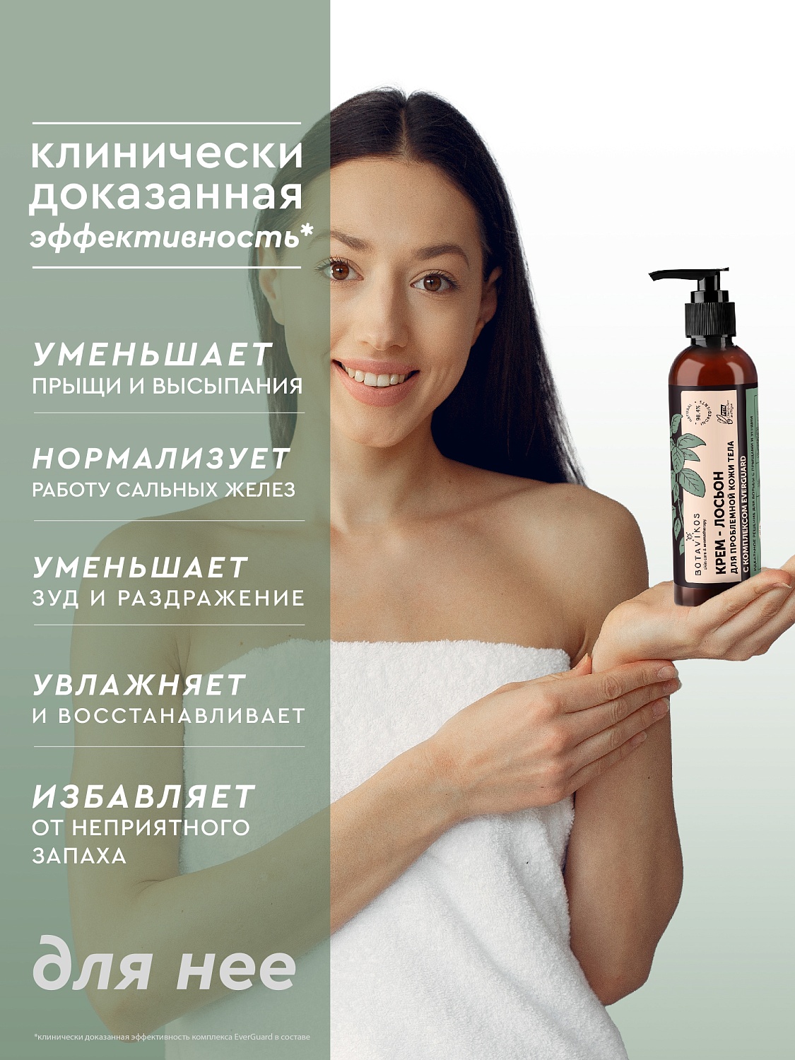 Крем-лосьон для проблемной кожи тела с комплексом EverGuard